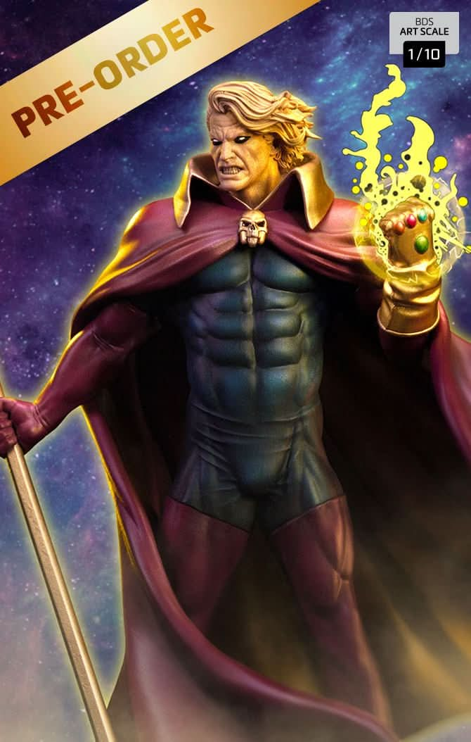 Digital Pre - Order - Statue Adam Warlock - Infinity Gauntlet Diorama - Art Scale 1/10 - Iron Studios