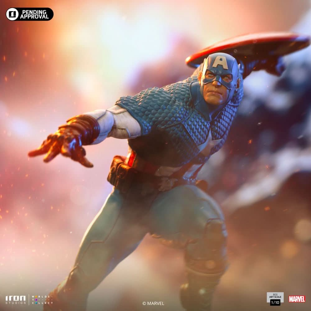 Digital Pre - Order - Statue Captain America - Infinity Gauntlet Diorama - Art Scale 1/10 - Iron Studios