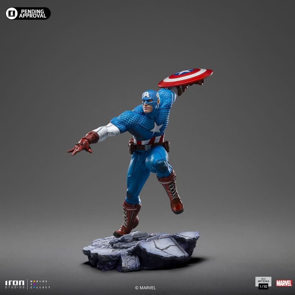 Digital Pre - Order - Statue Captain America - Infinity Gauntlet Diorama - Art Scale 1/10 - Iron Studios