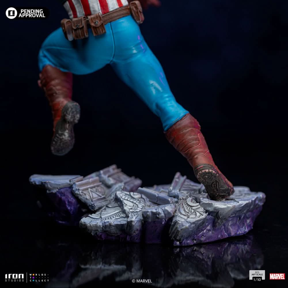 Digital Pre - Order - Statue Captain America - Infinity Gauntlet Diorama - Art Scale 1/10 - Iron Studios