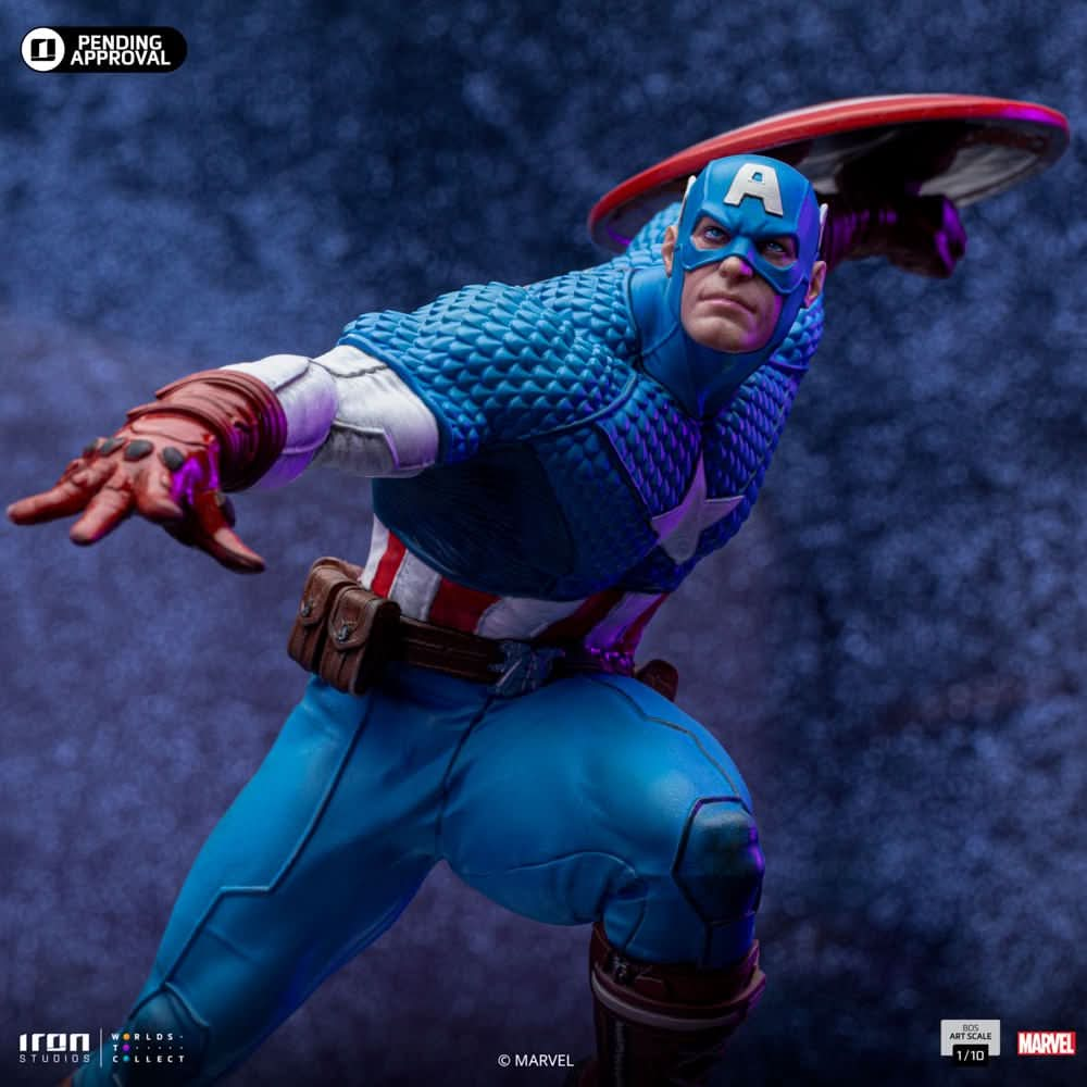 Digital Pre - Order - Statue Captain America - Infinity Gauntlet Diorama - Art Scale 1/10 - Iron Studios