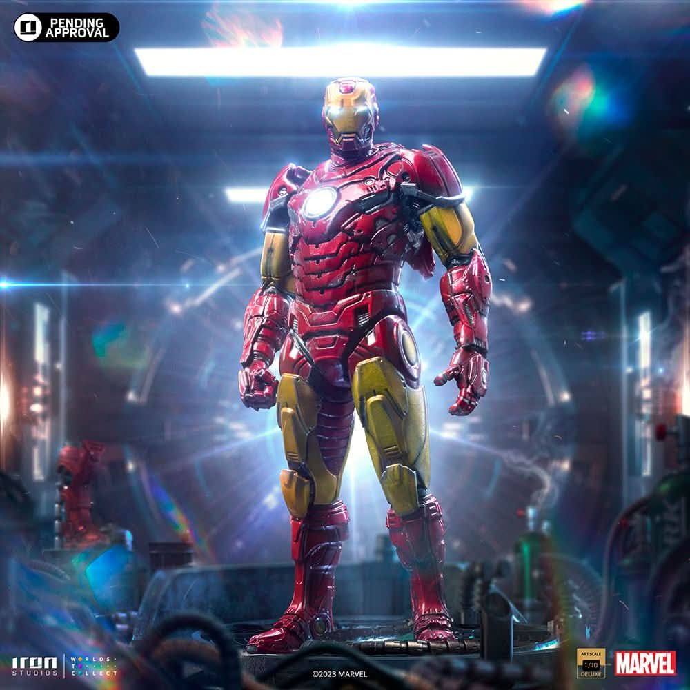 Digital Pre - Order - Statue Iron Man Unleashed Deluxe - Marvel Comics - Art Scale 1/10 - Iron Studios