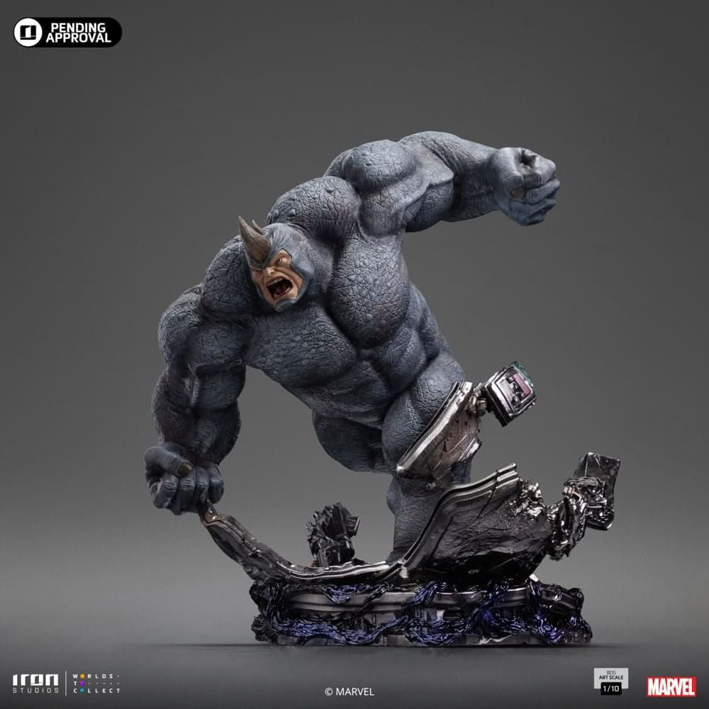 Digital Pre - Order - Statue Rhino - Spider - man vs Villains Diorama - Art Scale 1/10 - Iron Studios