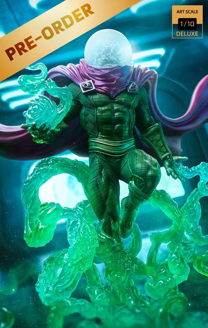 Digital Pre - Order - Statue Mysterio Deluxe - Spider - man vs Villains - Art Scale 1/10 - Iron Studios