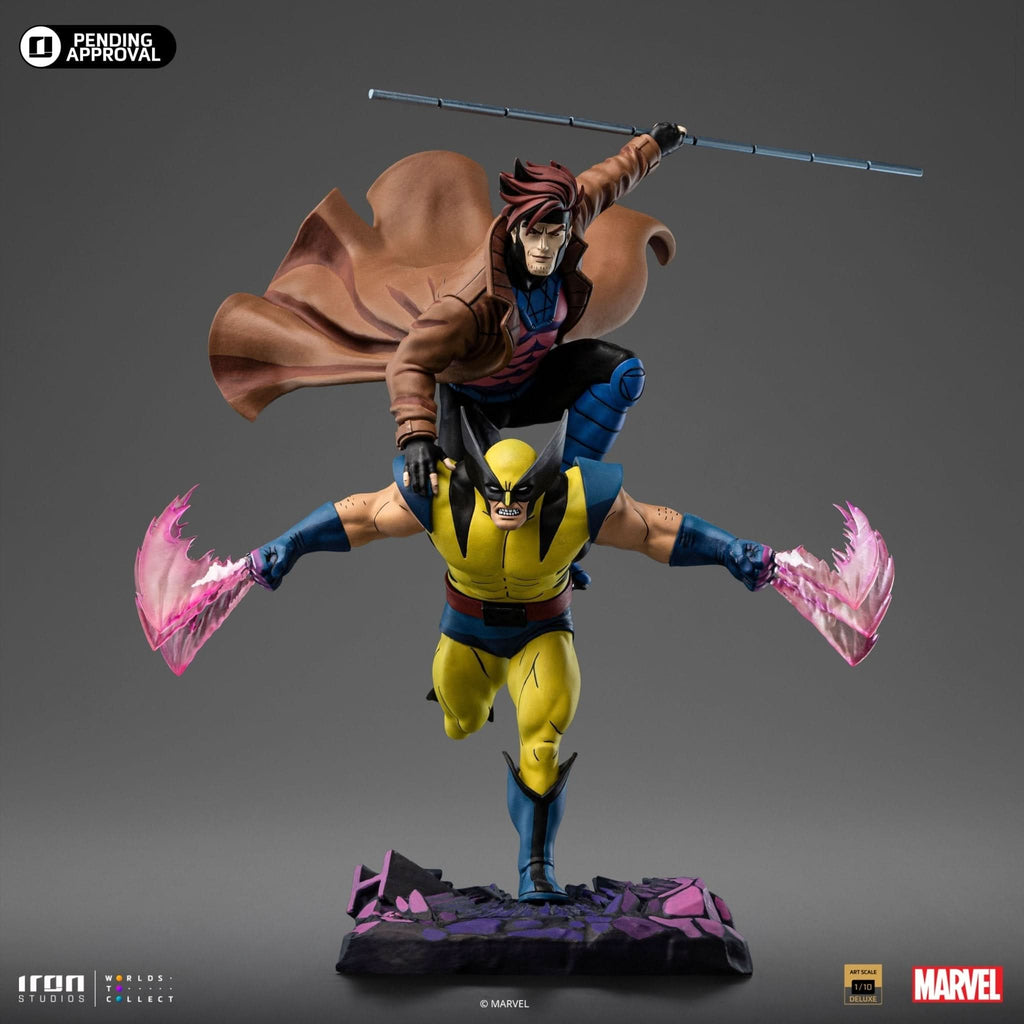 Statue Gambit e Wolverine - X-Men 97 - Art Scale 1/10 - Iron Studios