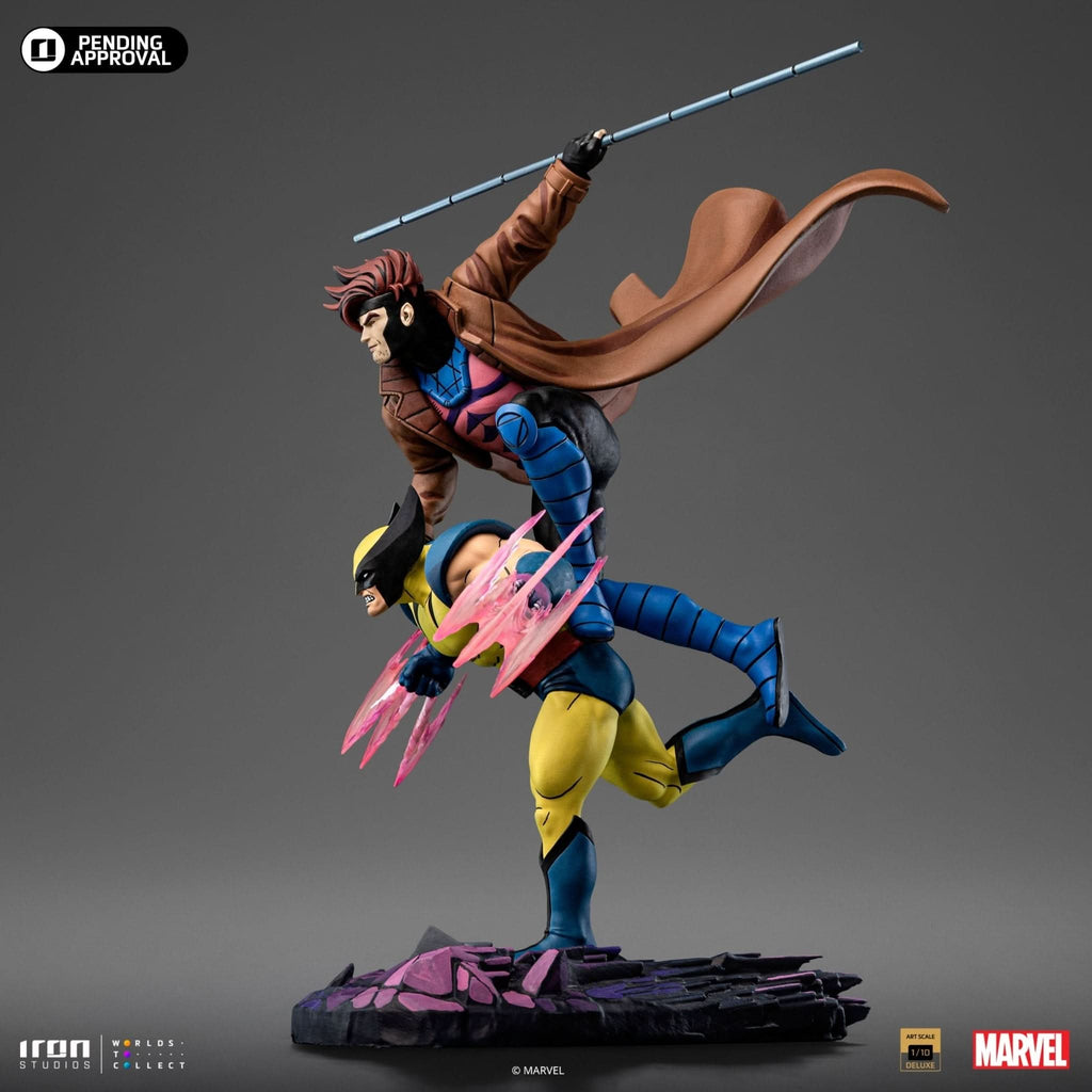 Statue Gambit e Wolverine - X-Men 97 - Art Scale 1/10 - Iron Studios