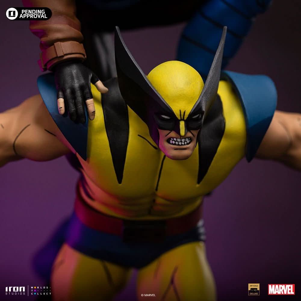 Digital Pre - Order - Statue Gambit e Wolverine - X - Men 97 - Art Scale 1/10 - Iron Studios