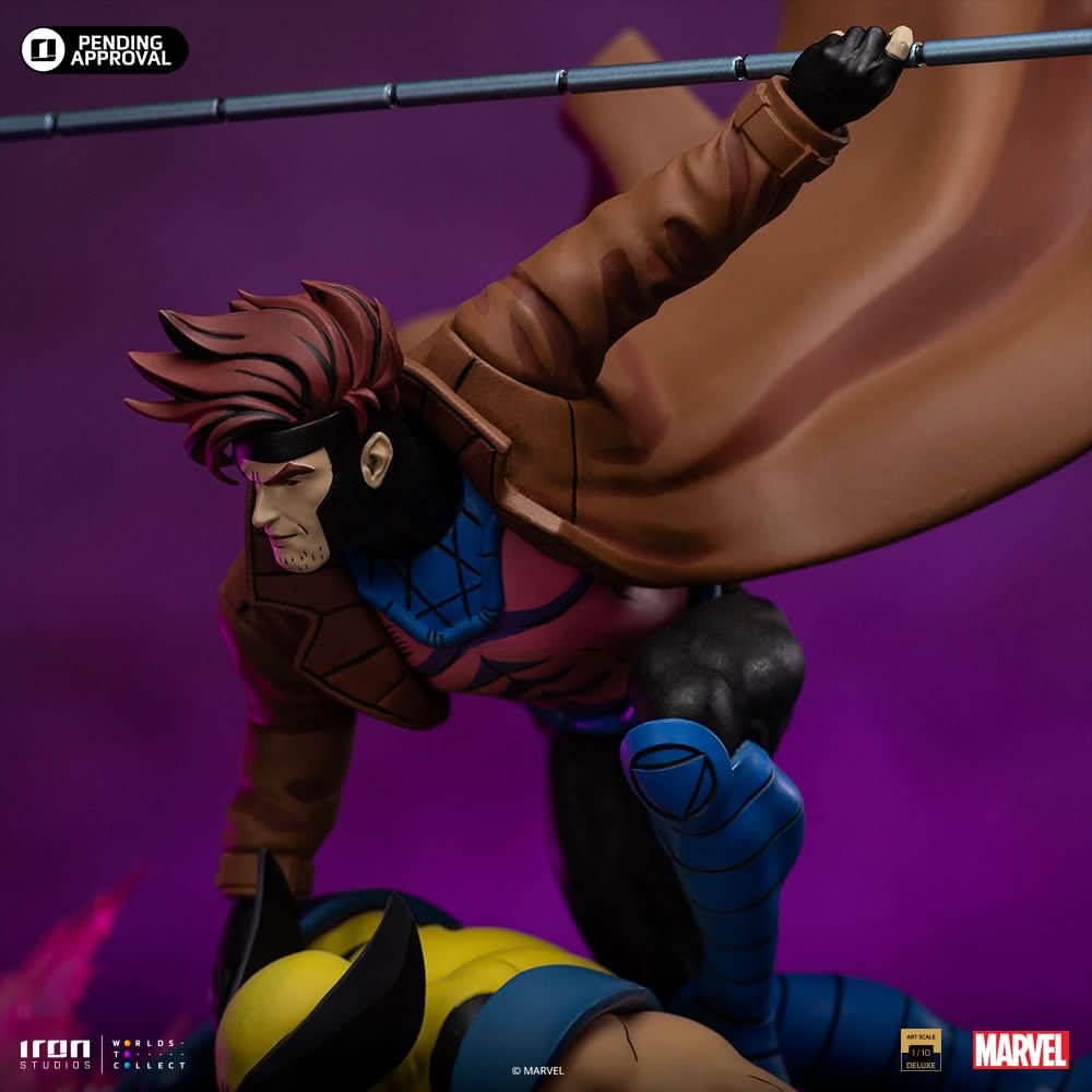 Statue Gambit e Wolverine - X-Men 97 - Art Scale 1/10 - Iron Studios