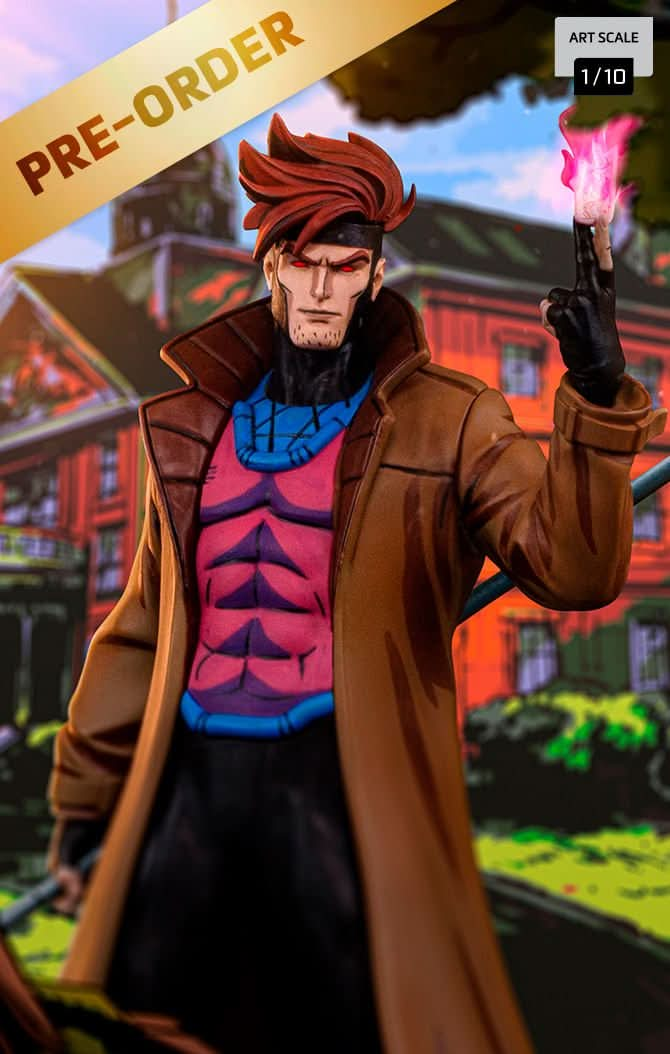 Digital Pre - Order - Statue Gambit - X - Men 97 - Art Scale 1/10 - Iron Studios