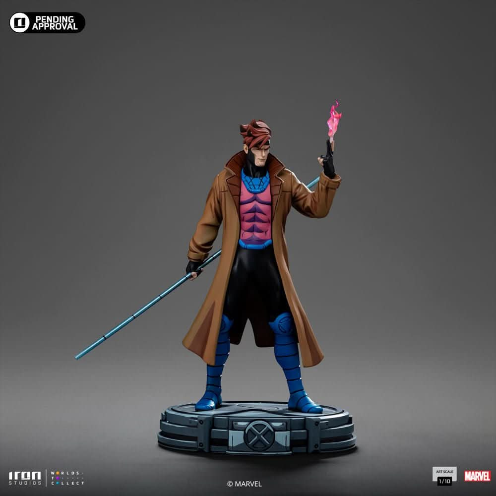 Digital Pre - Order - Statue Gambit - X - Men 97 - Art Scale 1/10 - Iron Studios