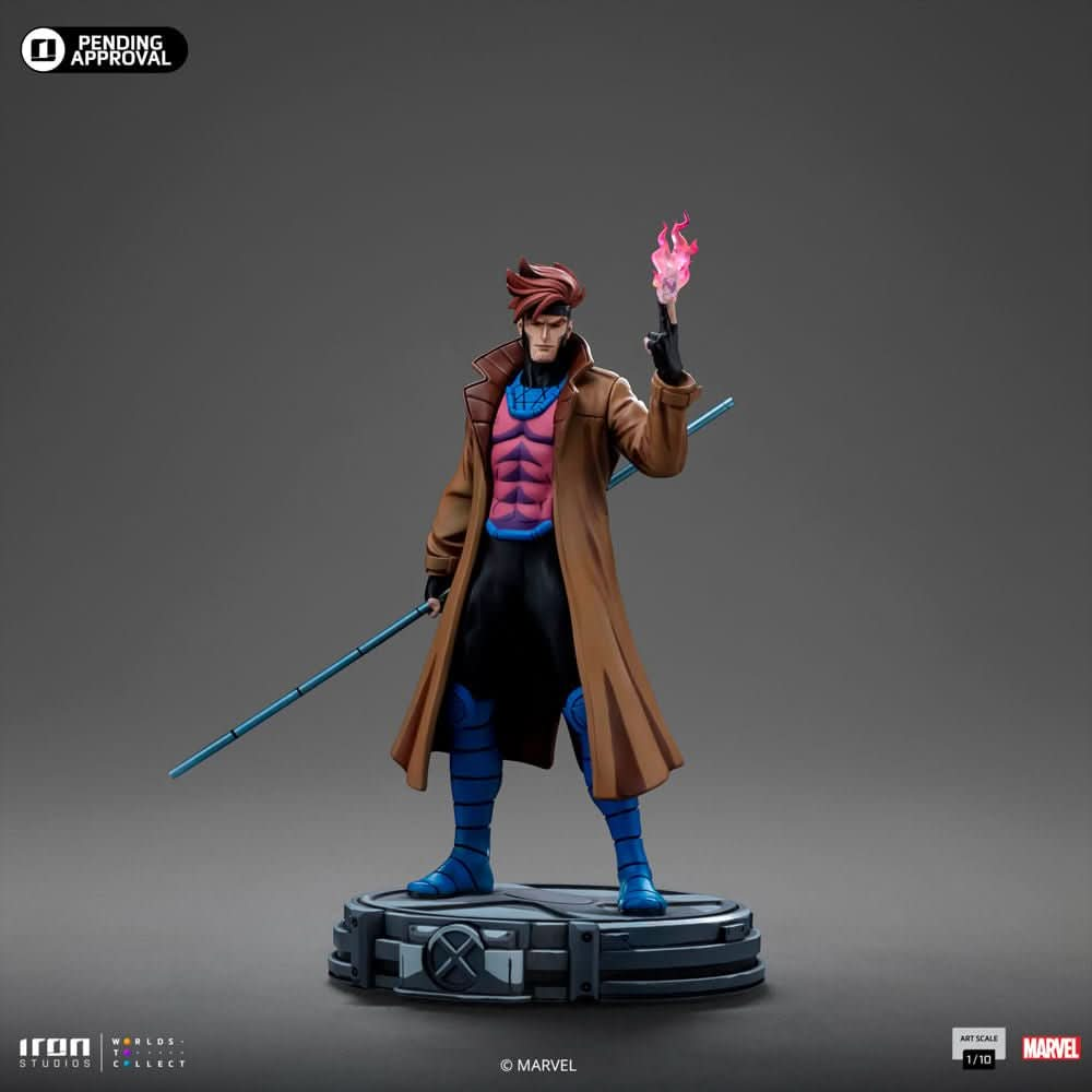 Digital Pre - Order - Statue Gambit - X - Men 97 - Art Scale 1/10 - Iron Studios