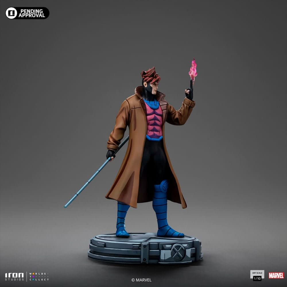 Digital Pre - Order - Statue Gambit - X - Men 97 - Art Scale 1/10 - Iron Studios