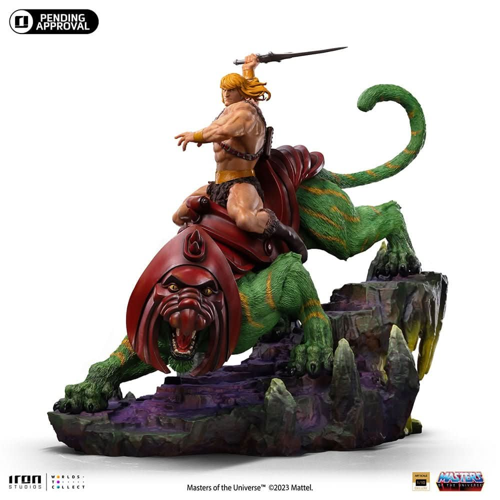 He - Man and Battle Cat - Masters of the Universe - Art Scale 1/10 - Iron Studios