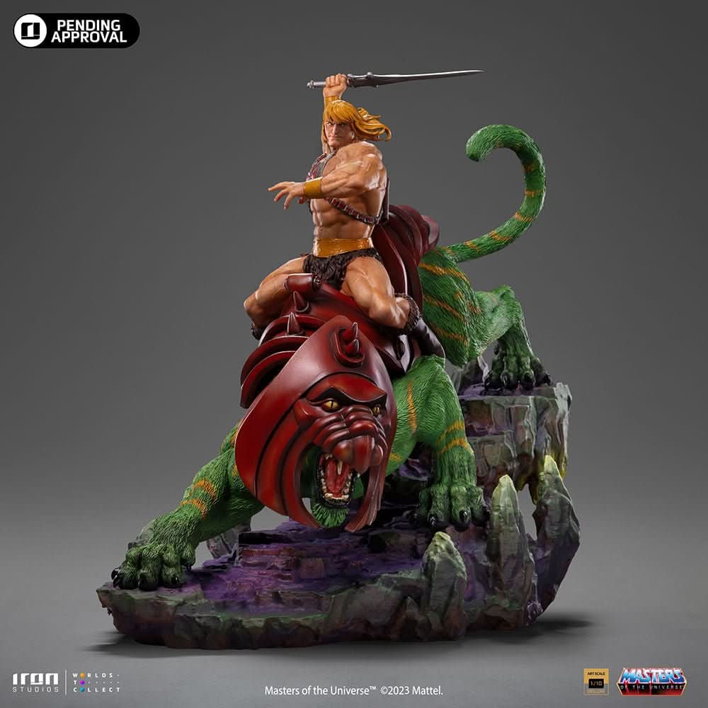 Statue He-Man and Battle Cat - Masters of the Universe - Art Scale 1/10 - Iron Studios