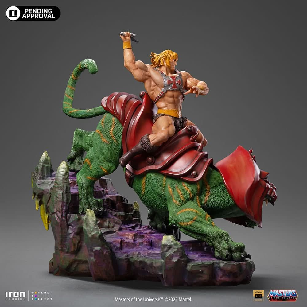 He - Man and Battle Cat - Masters of the Universe - Art Scale 1/10 - Iron Studios