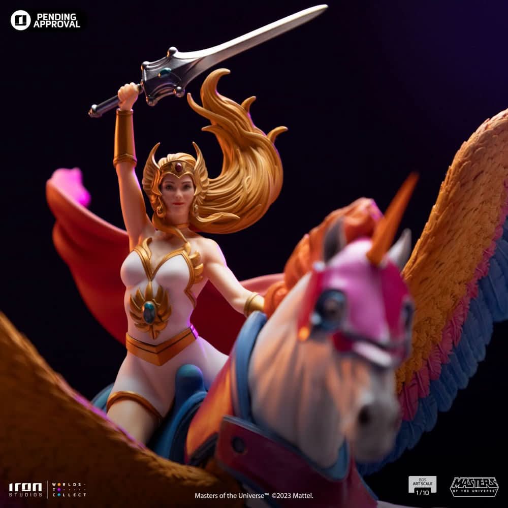 Statue She-Ra and Swift Wind - Masters of the Universe - Art Scale 1/10 - Iron Studios