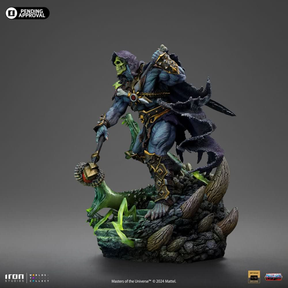 Digital Pre - Order - Statue Skeletor Unleashed - Masters of the Universe - Art Scale 1/10 - Iron Studios