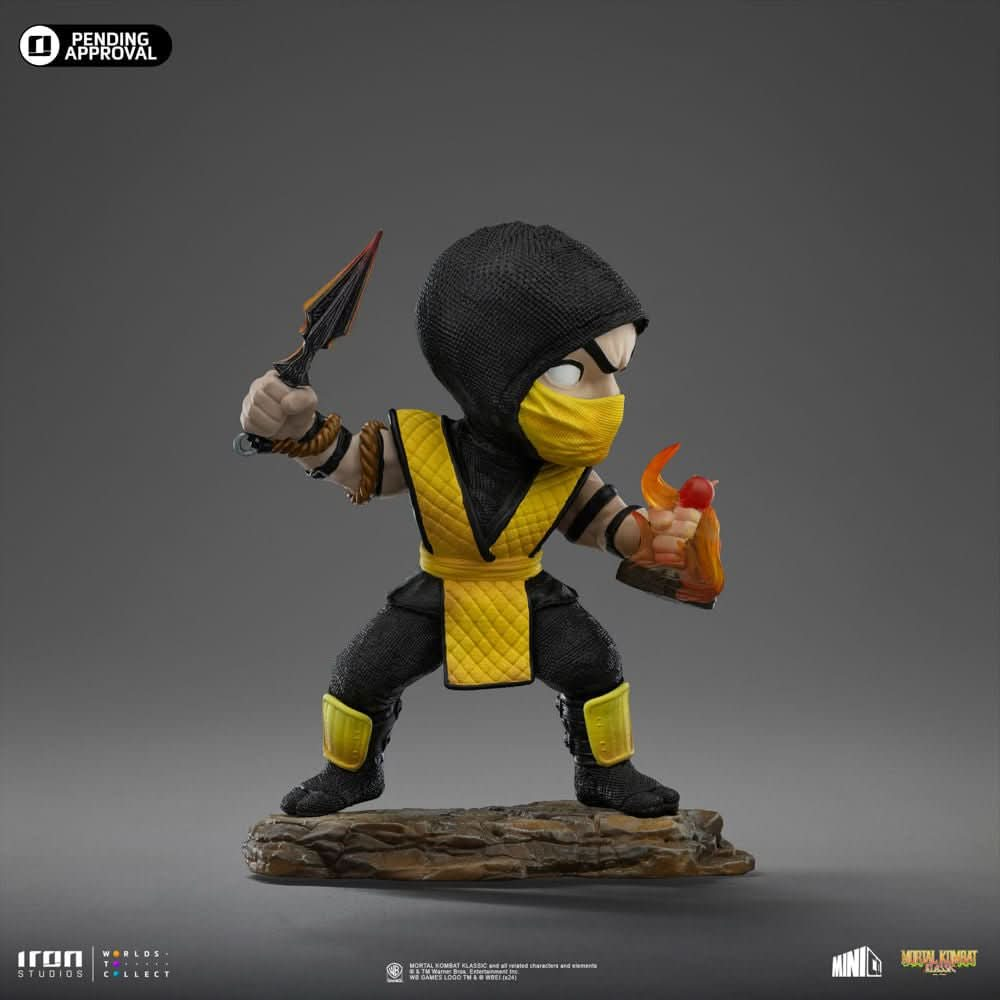 Digital Pre - Order - Statue Scorpion - Mortal Kombat - Minico - Iron Studios