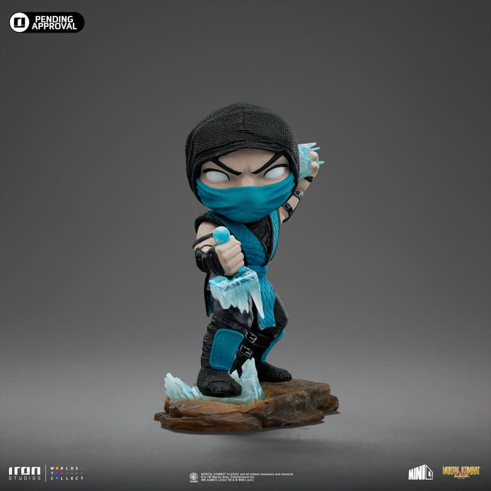 Digital Pre - Order - Statue Sub - Zero - Mortal Kombat - Minico - Iron Studios