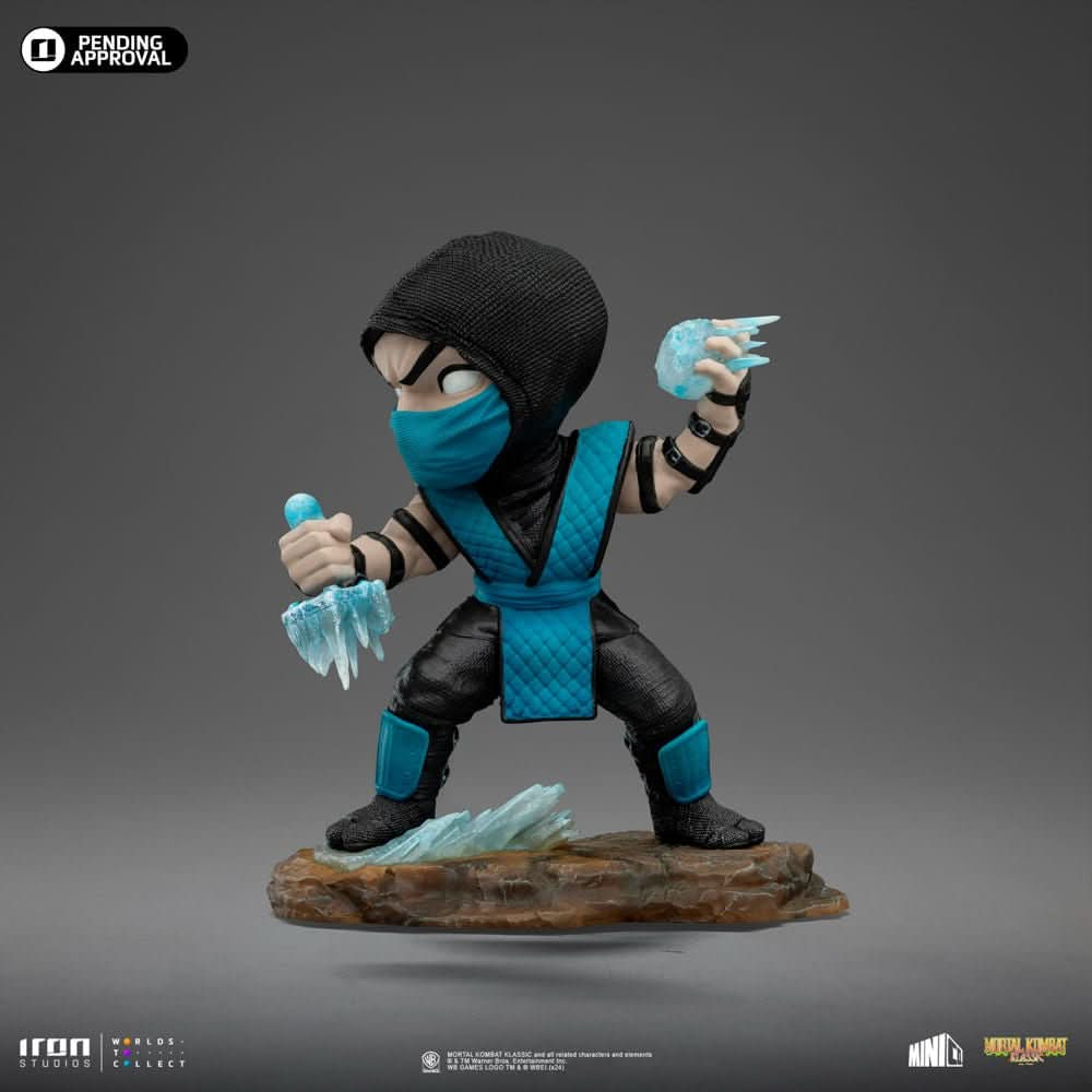 Digital Pre - Order - Statue Sub - Zero - Mortal Kombat - Minico - Iron Studios