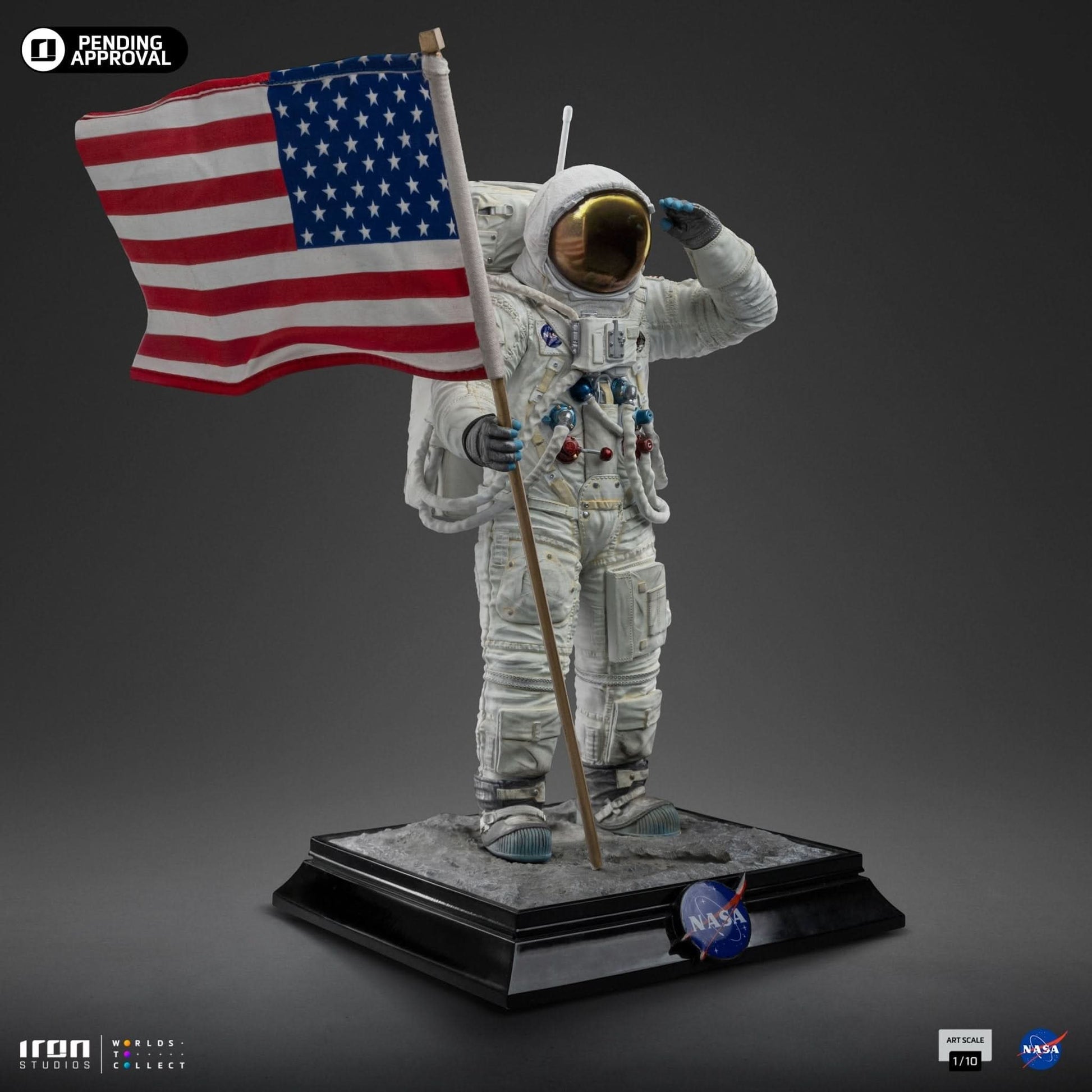 Digital Pre - Order - Statue Apollo 11 Astronaut - Nasa - Art Scale 1/10 - Iron Studios