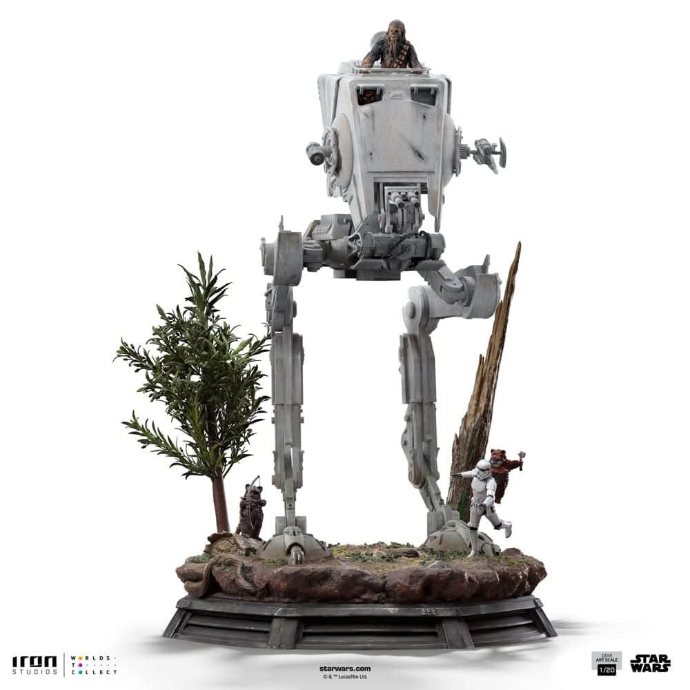 Statue AT-ST and Chewbacca - Star Wars - Demi Art Scale 1/20 - Iron Studios