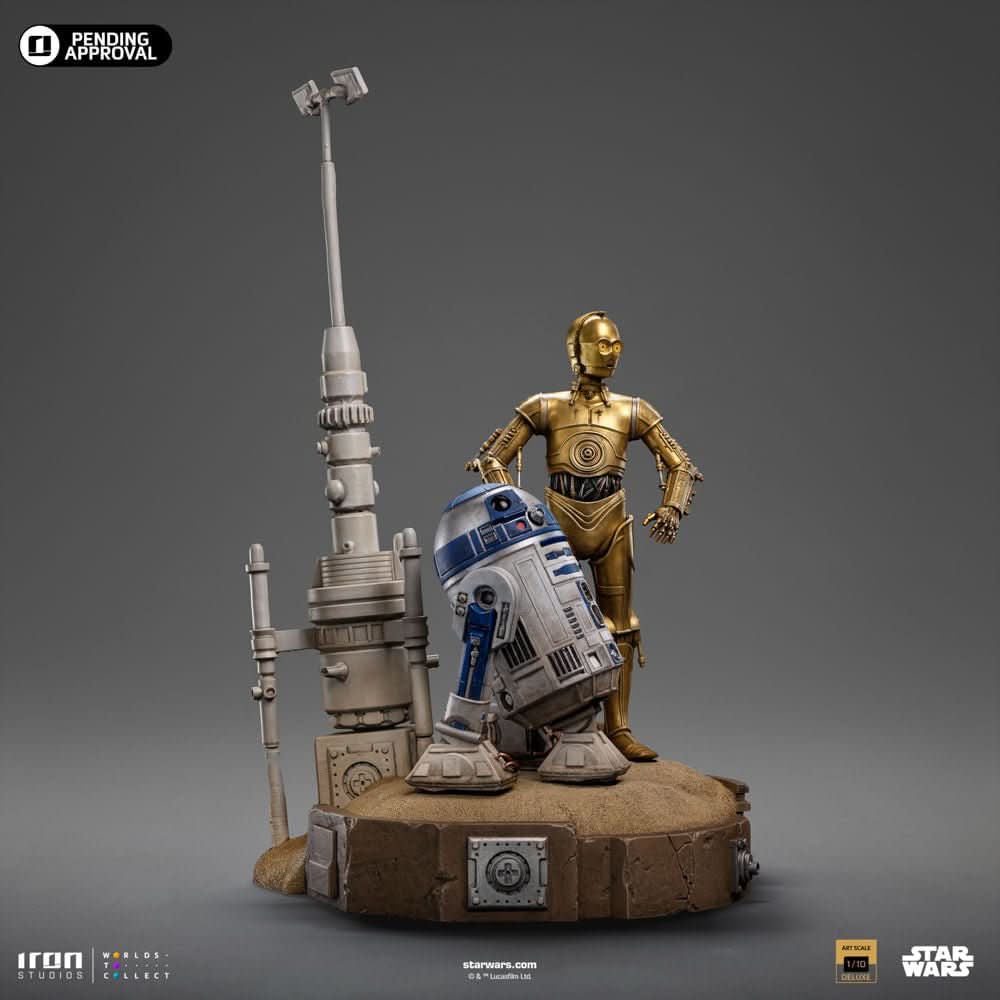 C-3PO and R2-D2 - Star Wars - Art Scale 1/10 - Iron Studios
