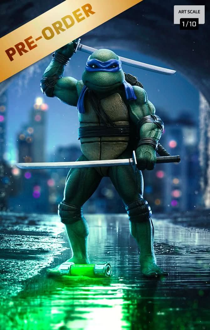 Digital Pre - Order - Statue Leonardo - TMNT Movie - Art Scale 1/10 - Iron Studios