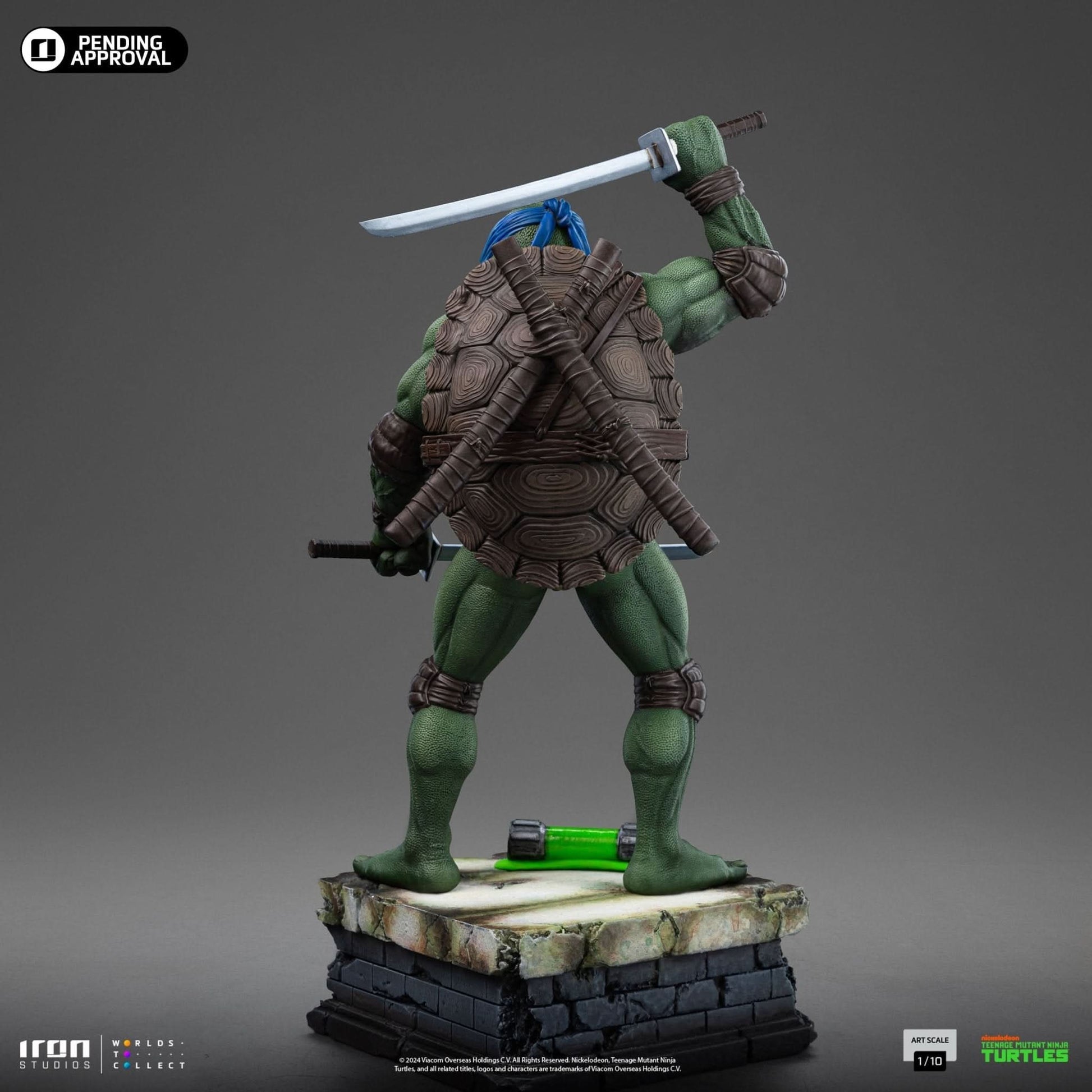 Digital Pre - Order - Statue Leonardo - TMNT Movie - Art Scale 1/10 - Iron Studios