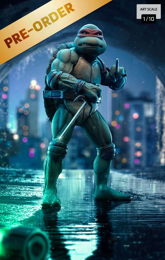 Digital Pre - Order - Statue Raphael - TMNT Movie - Art Scale 1/10 - Iron Studios