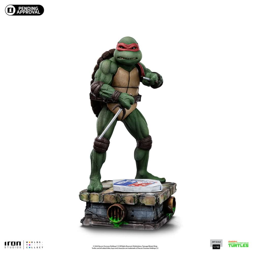 Digital Pre - Order - Statue Raphael - TMNT Movie - Art Scale 1/10 - Iron Studios