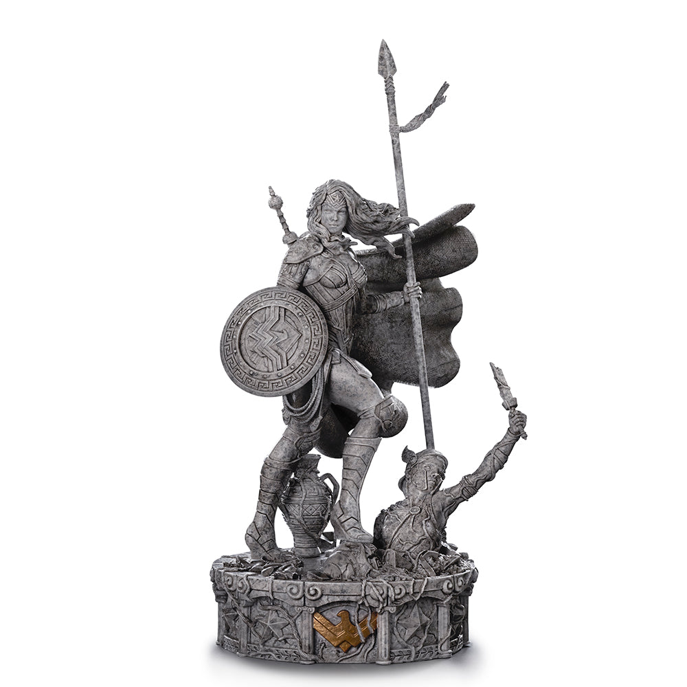 Statue Wonder Woman Unleashed Marble Variant - DC Comics - Art Scale 1/10 - Iron Studios
