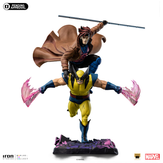 Statue Gambit e Wolverine - X-Men 97 - Art Scale 1/10 - Iron Studios