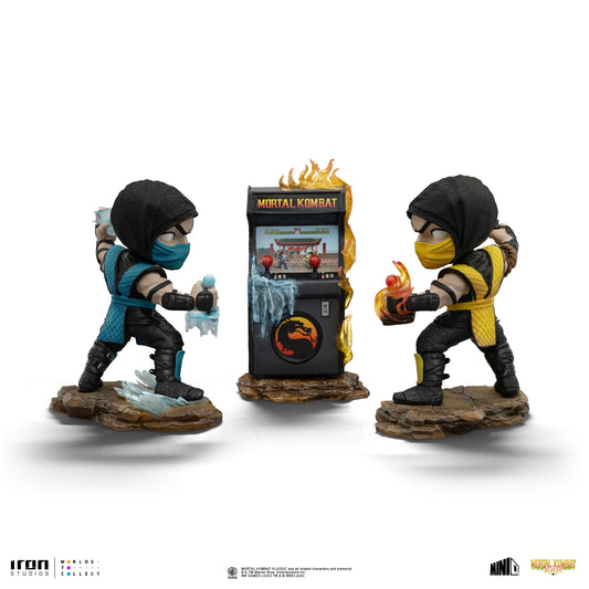Statue Scorpion vs Sub-Zero Arcade Set (2024 Event Exclusive) - Mortal Kombat - MiniCo - Iron Studios